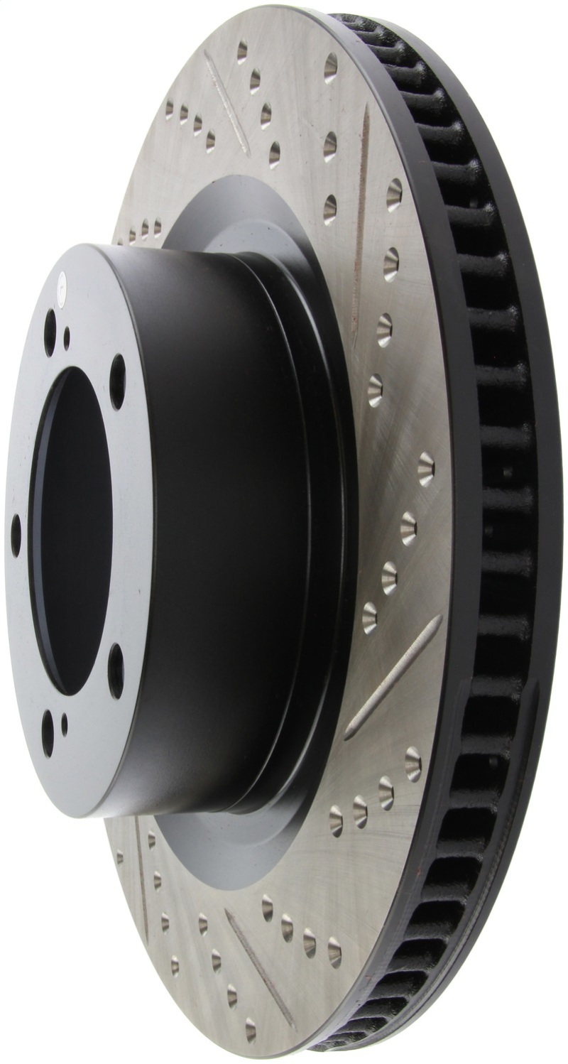 StopTech 07-09 Toyota Tundra / 08-09 Toyota Sequoia Front Left Slotted & Drilled Rotor thumbnail 7