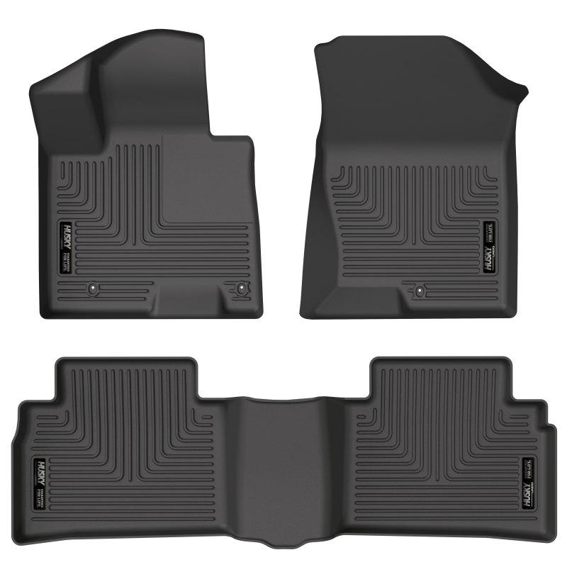 Husky Liners 2022 Hyundai Tucson Excl. Hybrid Weatherbeater Black Front & 2nd Seat Floor Liners thumbnail 2