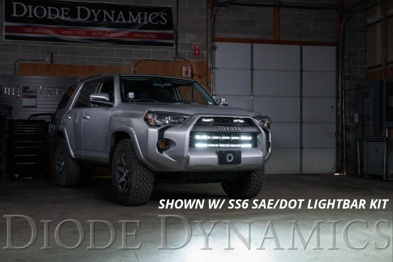 Diode Dynamics 14-19 Toyota 4Runner SS30 (Single) Stealth Lightbar Kit - Amber Combo thumbnail 6