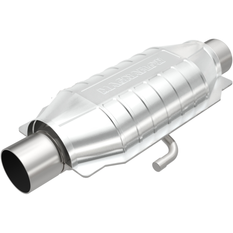 MagnaFlow Universal Catalytic Converter 2.5in ID Inlet/Outlet Center/Center Oval Rear thumbnail 2