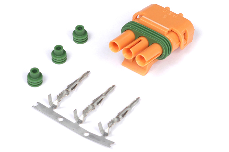 Haltech Delco Weather Pack 3 Pin GM Style MAP Sensor Connector Orange Plug & Pins
Univrsl Connectors