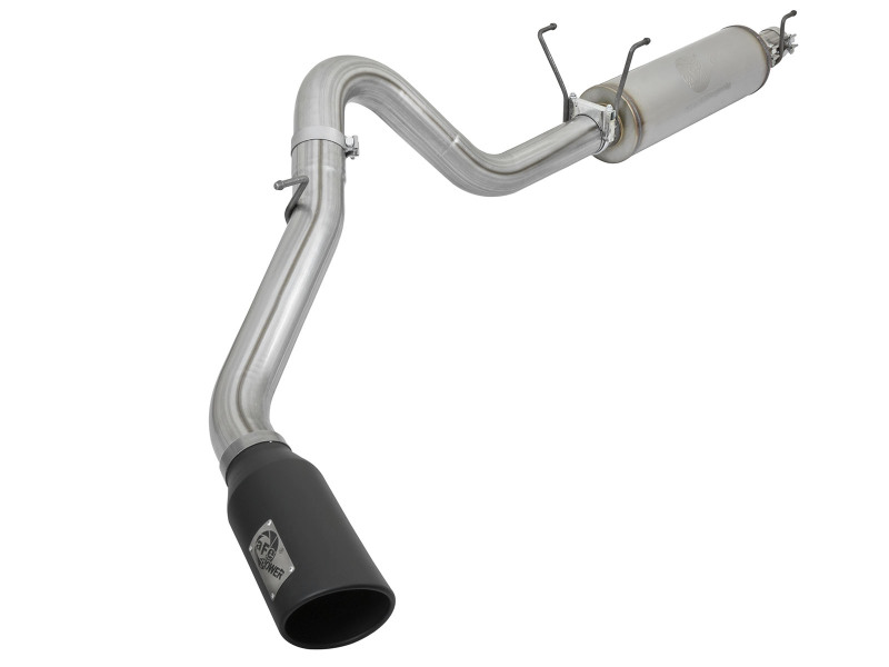 aFe MACH Force XP 4in Exhausts Cat-Back SS Side Exit 14-17 Dodge Ram 2500 V8-6.4L Hemi w/ Black Tips thumbnail 2