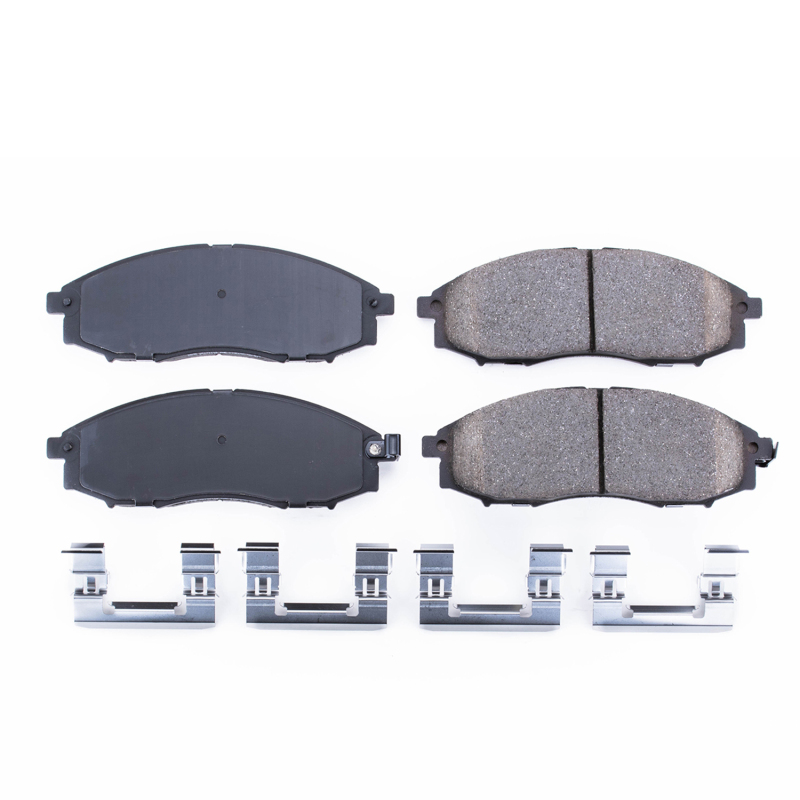 Power Stop 03-04 Nissan Frontier Front Z17 Evolution Ceramic Brake Pads w/Hardware thumbnail 7