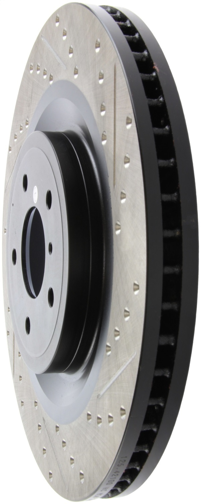 StopTech Infiniti G37 / Nissan 370Z SportStop Slotted & Drilled Front Left Rotor thumbnail 6