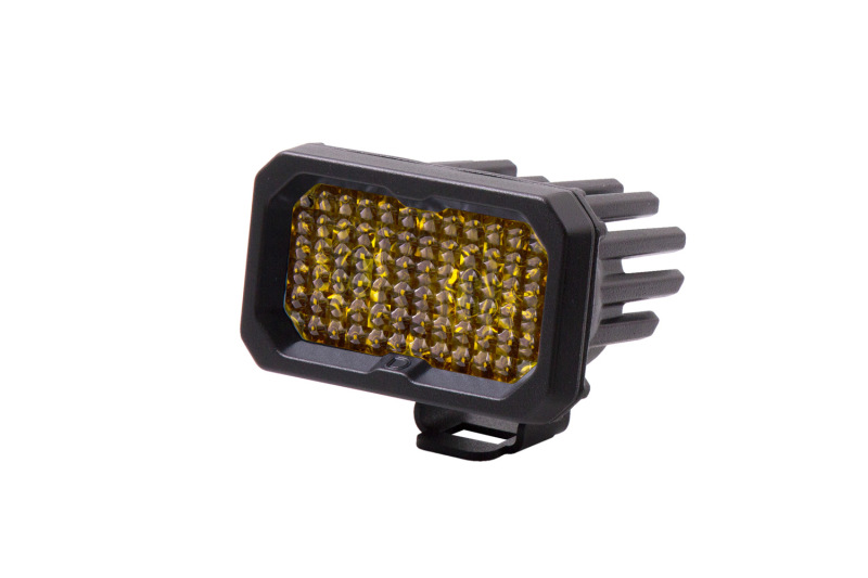 Diode Dynamics Stage Series 2 In LED Pod Sport - Yellow Flood Standard ABL Each thumbnail 4