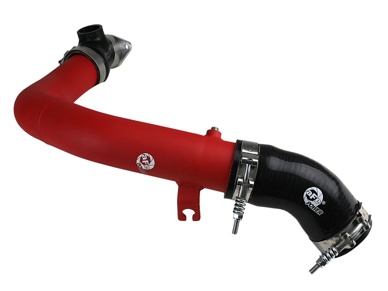 BladeRunner 2-1/2 IN Aluminum Hot Charge Pipe Red