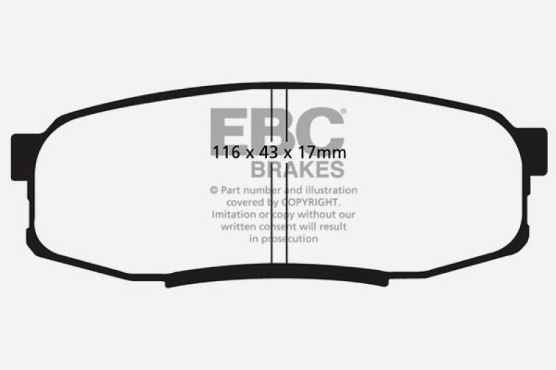 EBC S15 Brake Pad and Rotor Kit (1x ebcED91816, 1x ebcUSR7436) thumbnail 9