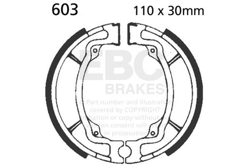 EBC 87-88 Kawasaki KLF 110 Mojave Front Left/Right FA-SFA-X Brake Pads