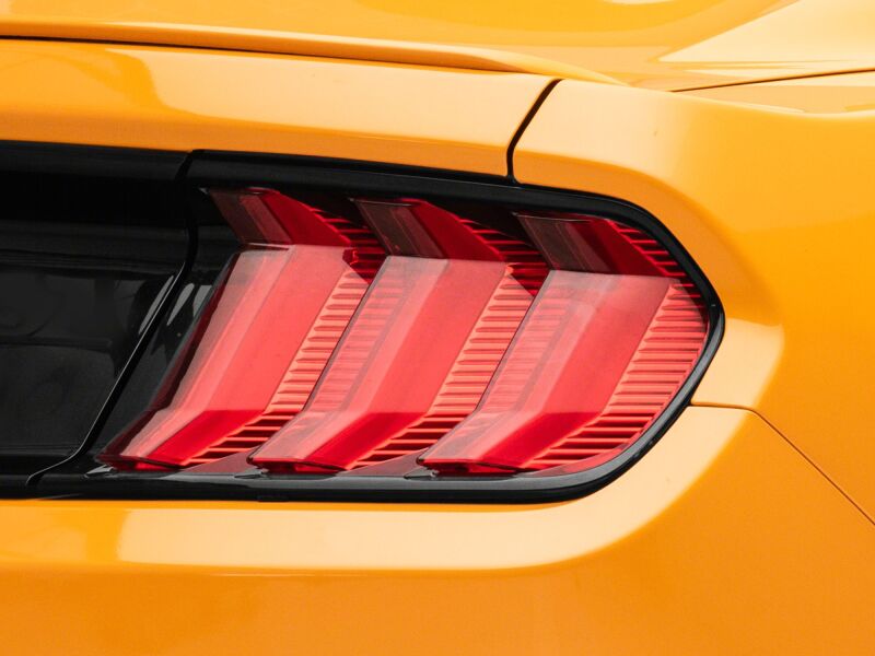 Raxiom 15-23 Ford Mustang Euro Style LED Tail Lights- Gloss Black Housing- Red Lens thumbnail 5