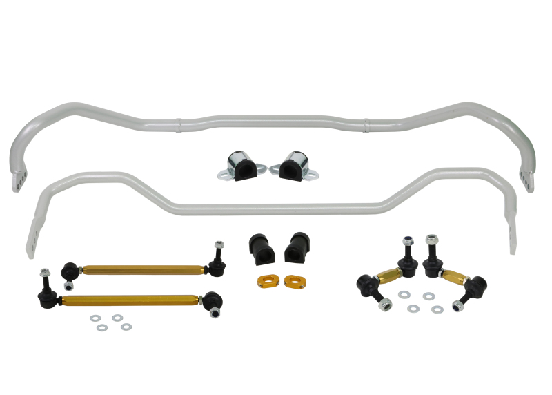 Whiteline 08-09 Pontiac G8 / G8 GT (Incl. 2009 G8 GXP) Front & Rear Sway Bar Kit (1x whlBHR82XZ, 1x whlKLC144, 1x whlKLC176, 1x whlBHF62XZ) thumbnail 2