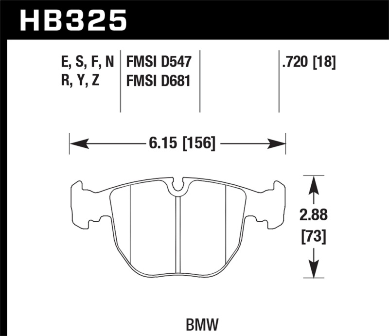 Hawk HPS Street Brake Pads thumbnail 7
