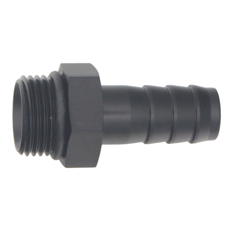 DeatschWerks 8AN ORB Male to 1/2in Male Triple Barb Fitting (Incl O-Ring) - Anodized Matte Black thumbnail 2