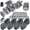 Eagle Chrysler 360 4.000in Crank 6.123in H-Beam -5cc Flat Top 4.040in Pistons Rotating Assembly thumbnail 5
