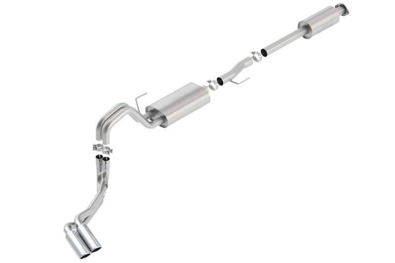 Borla 15-16 Ford F-150 3.5L EcoBoost Ext. Cab Std. Bed Catback Exhaust S-Type Truck Side Exit thumbnail 4