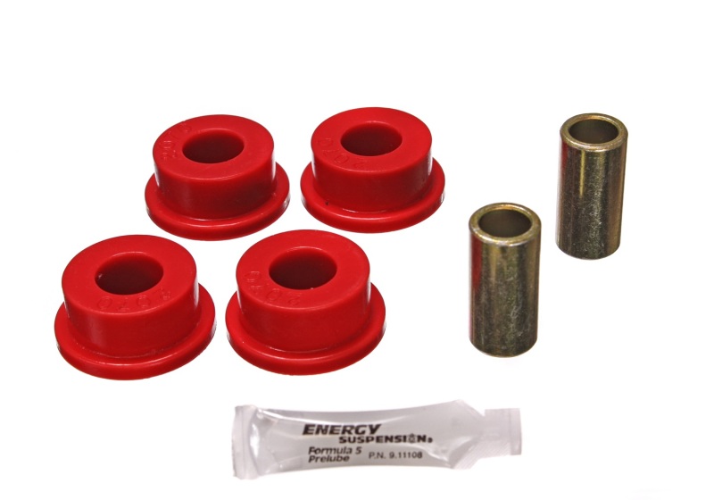 Energy Suspension 80-98 Ford F-250 4WD/F350 4WD Red Front Frame Shackle Bushing Set thumbnail 6