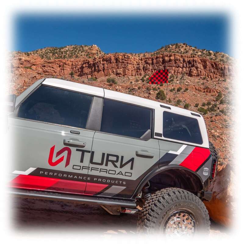 Turn Offroad 21-26 Ford Bronco Hard Top (4 Door) White/Badge Delete