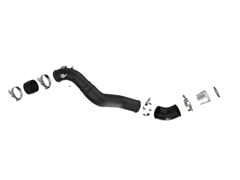 BladeRunner 3 IN Aluminum Cold Charge Pipe Black