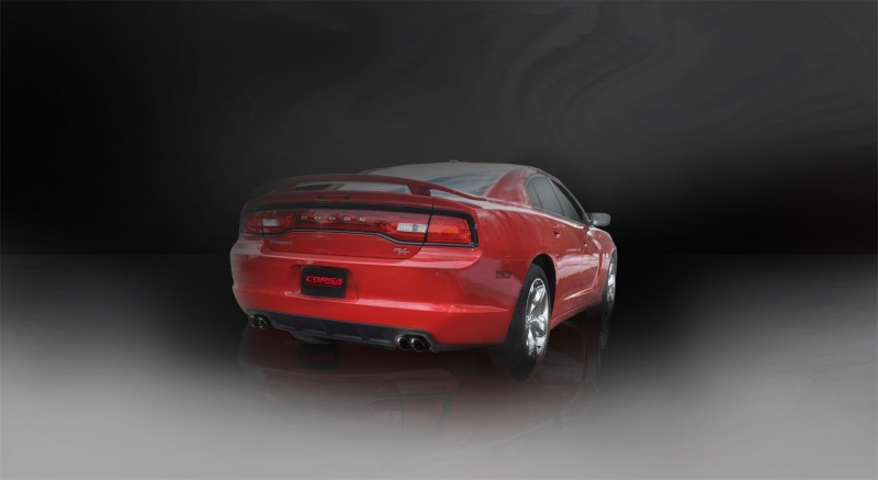 Corsa 2011-2014 Dodge Charger R/T 5.7L V8 Black Xtreme Cat-Back Exhaust thumbnail 5