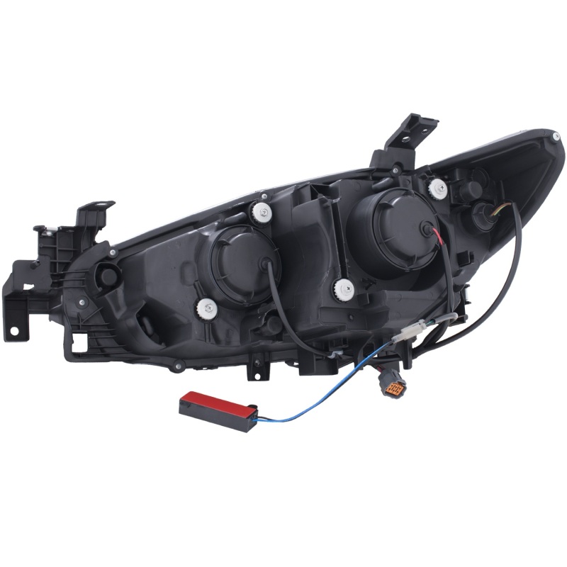ANZO 2014-2015 Mazda 6 Projector Headlights w/ Plank Style Design Black thumbnail 7