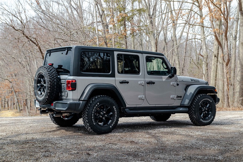 Corsa 2018-2025 Jeep Wrangler JLU 3.6L 2.75in Sport Cat-Back Exhaust w/ 4in Tips thumbnail 5