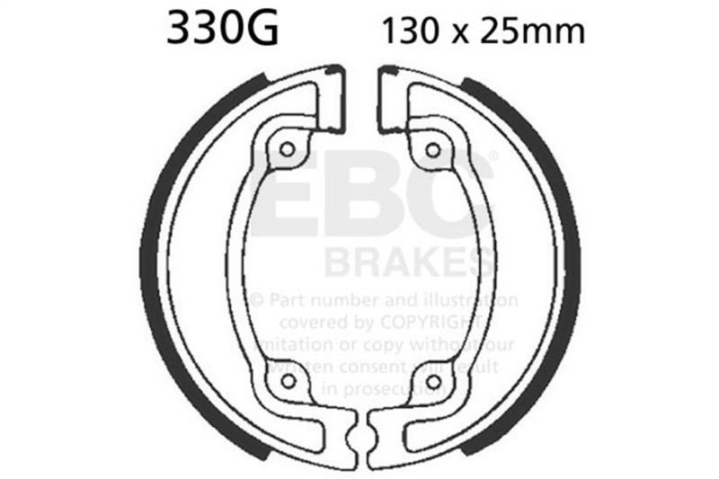 EBC 1982 Honda CR 125 RC Front Left Sintered HH/R Brake Pads