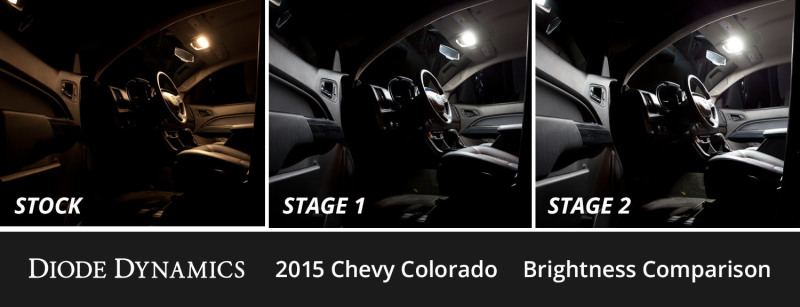 Diode Dynamics 15-22 Chevrolet Colorado Interior LED Kit Cool White Stage 1 thumbnail 9