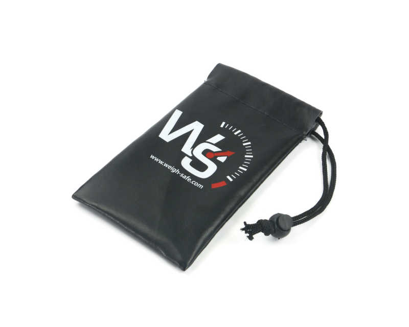 Weigh Safe Plastic Lined Leather Tow Ball/Clam Shell Storage Bag