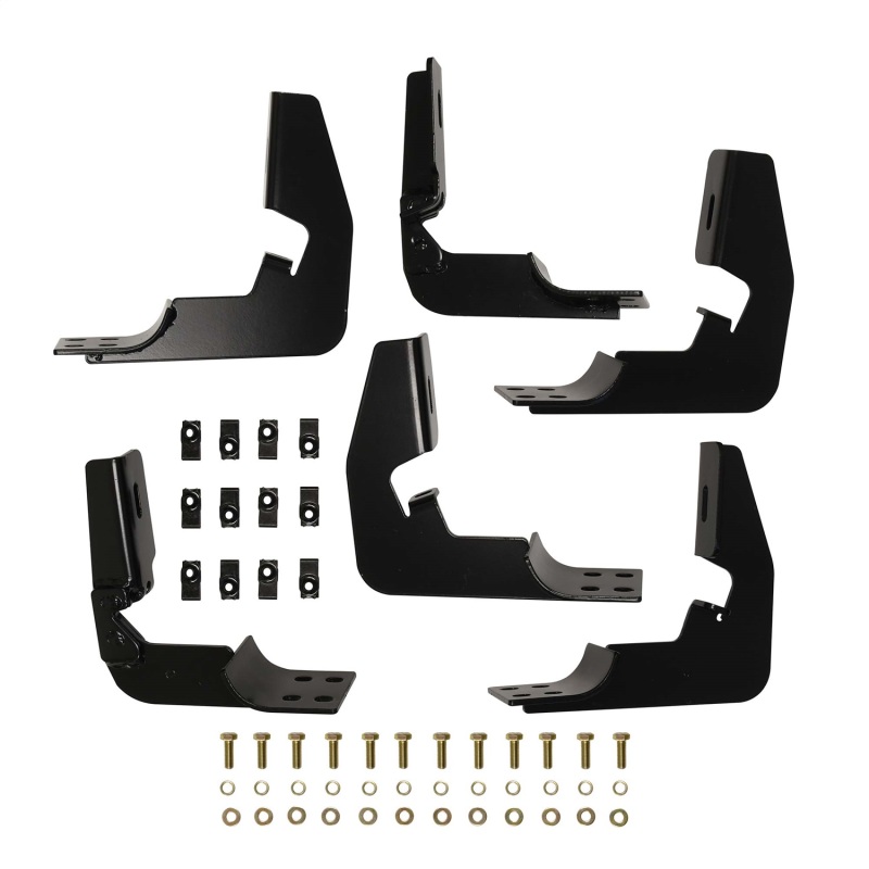 Westin 2014-2018 Chevy Silverado 1500 Dbl/Crew Cab Premier Oval Nerf Step Bar Mount Kit - Black thumbnail 2
