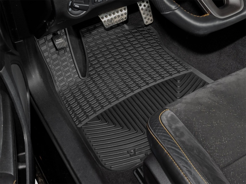 WT Rubber Mats - Front - Blk