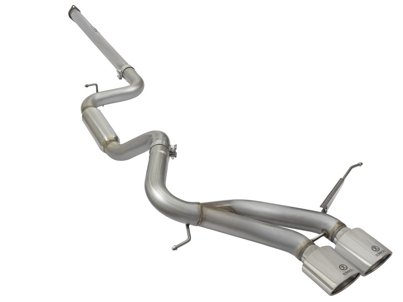 aFe POWER Takeda 3in 304 SS Cat-Back Exhaust w/ Polished Tips 13-17 Ford Focus ST L4-2.0L (t) thumbnail 2