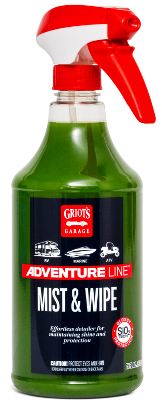 Griots Garage Adventure Line Mist and Wipe 25oz