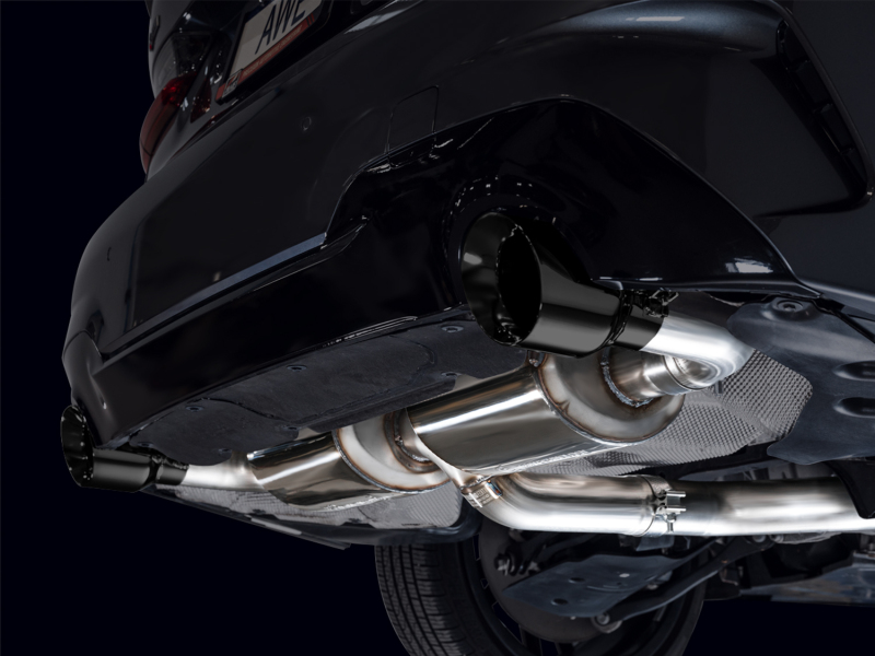 AWE 19-23 BMW 330i / 21-23 BMW 430i Base G2X Touring (Excl. Conv) Axle-Back Exhaust - Diamond Black