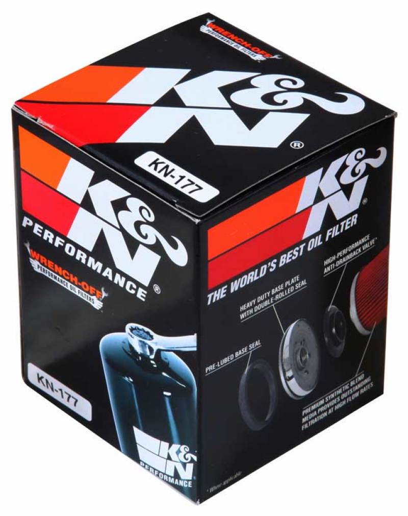 K&N Buell 2.563in OD x 2.969in H Oil Filter thumbnail 9