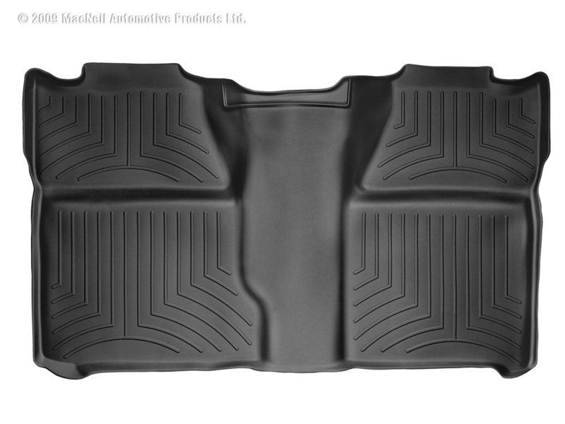 WeatherTech 07-13 Chevrolet Silverado Crew Cab Rear FloorLiner - Black thumbnail 3