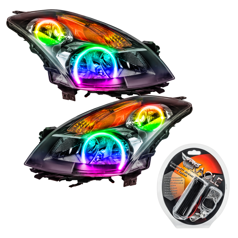 Oracle 07-09 Nissan Altima Sedan SMD HL - Black - ColorSHIFT thumbnail 4