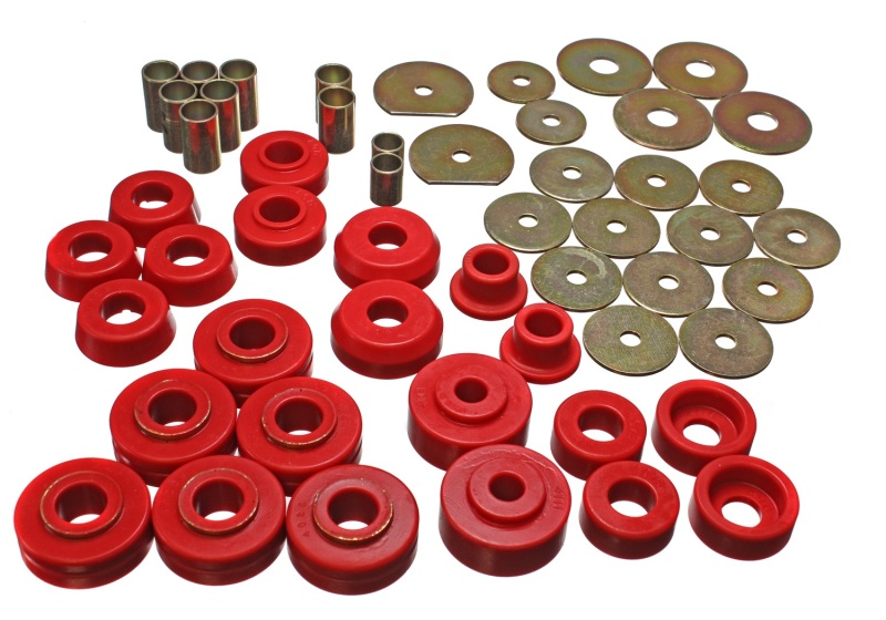 Energy Suspension 65-70 Impala/Caprice Red Body Mount Set thumbnail 5