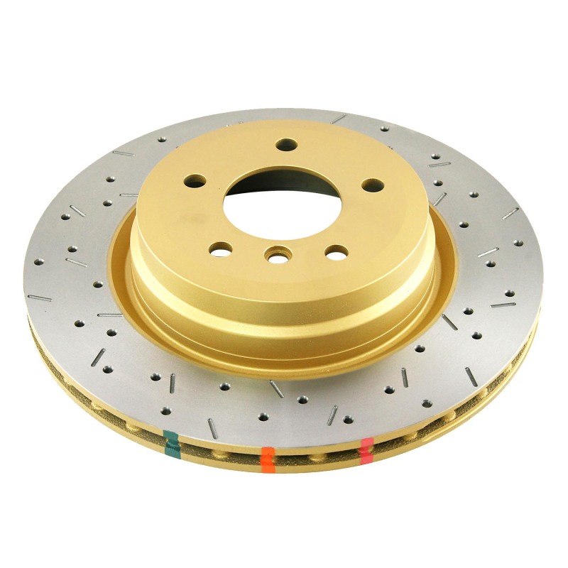 DBA HD Series 4000XS Brake Rotors DBA42859XS Disc Rotor, Cross-Drilled, Slotted, 4000 XS Series, Uni-Directional, BMW, Rear, Each thumbnail 8