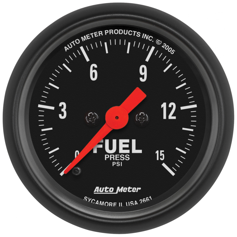 Autometer 2 1/16in 0-15 PSI Fuel Pressure Gauge Digital Stepper Motor Z Series thumbnail 3