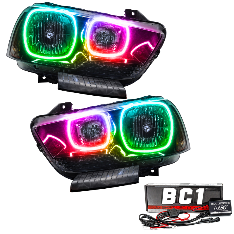 Oracle 11-14 Dodge Charger SMD HL (Non-HID) - ColorSHIFT w/ BC1 Controller thumbnail 2