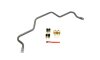 BMR 82-02 3rd Gen F-Body Rear Hollow 25mm Sway Bar Kit w/ Bushings - Black Hammertone thumbnail 3