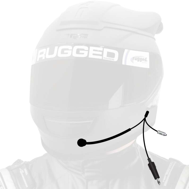Rugged Radios Racing Helmet Kits - NASCAR / IMSA / Peltor IMSA / Straight Cord / Without Speaker