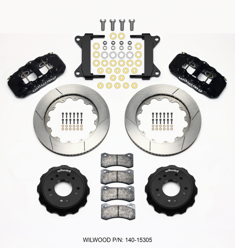 Wilwood AERO6 Front Hat Kit 14.00 63-87 C10 w/ Wilwood Pro Spindles