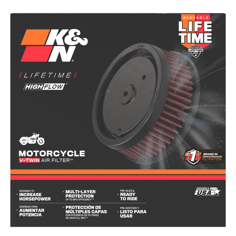 K&N 02-09 Harley-Davidson VRSCA V-Rod Replacement Air Filter