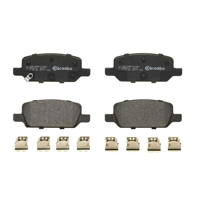 Brembo OE 17-21 Tesla Model 3/2021 Model Y Brake Pad - Rear thumbnail 4