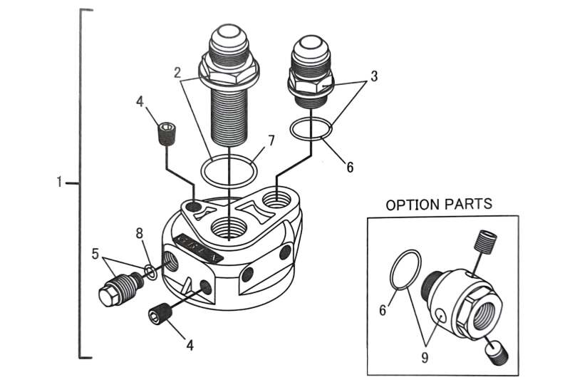 GReddy TYPE-G OIL FILTER RELOCATION BLOCK USES M20xP1.5 FILTER 10AN thumbnail 4