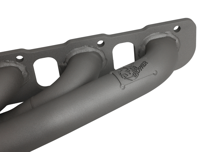 aFe Twisted Steel 304SS Short Header 15-22 Dodge Challenger SC V8-6.2L / 6.4L HEMI Titanium Coating thumbnail 9