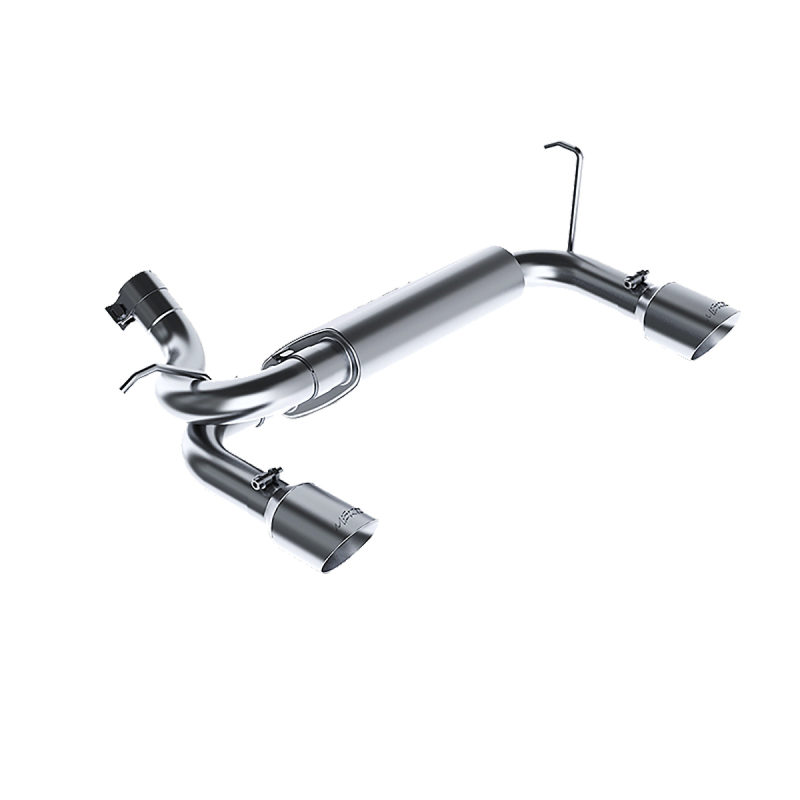 MBRP 07-14 Jeep Wrangler/Rubicon 3.6L/3.8L V6 Axle-Back Dual Rear Exit Aluminum Performance Exhaust