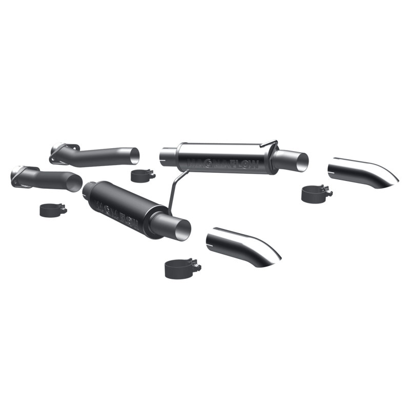 MagnaFlow SYS C/B 86-04 Mustang 2.5inch 4.6/5.0 w/ Turn Downs thumbnail 4