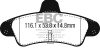 EBC Ultimax2 Brake Pad Sets