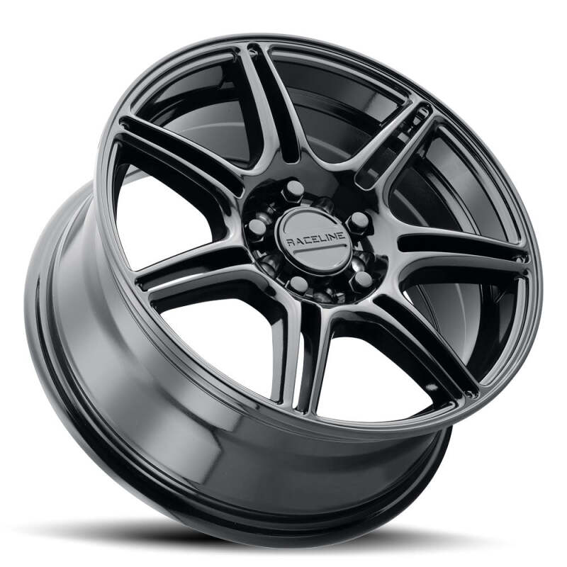 Raceline 148B Apex 20x8.5in / 5X120 BP / 40mm Offset / 72.56mm Bore - Gloss Black